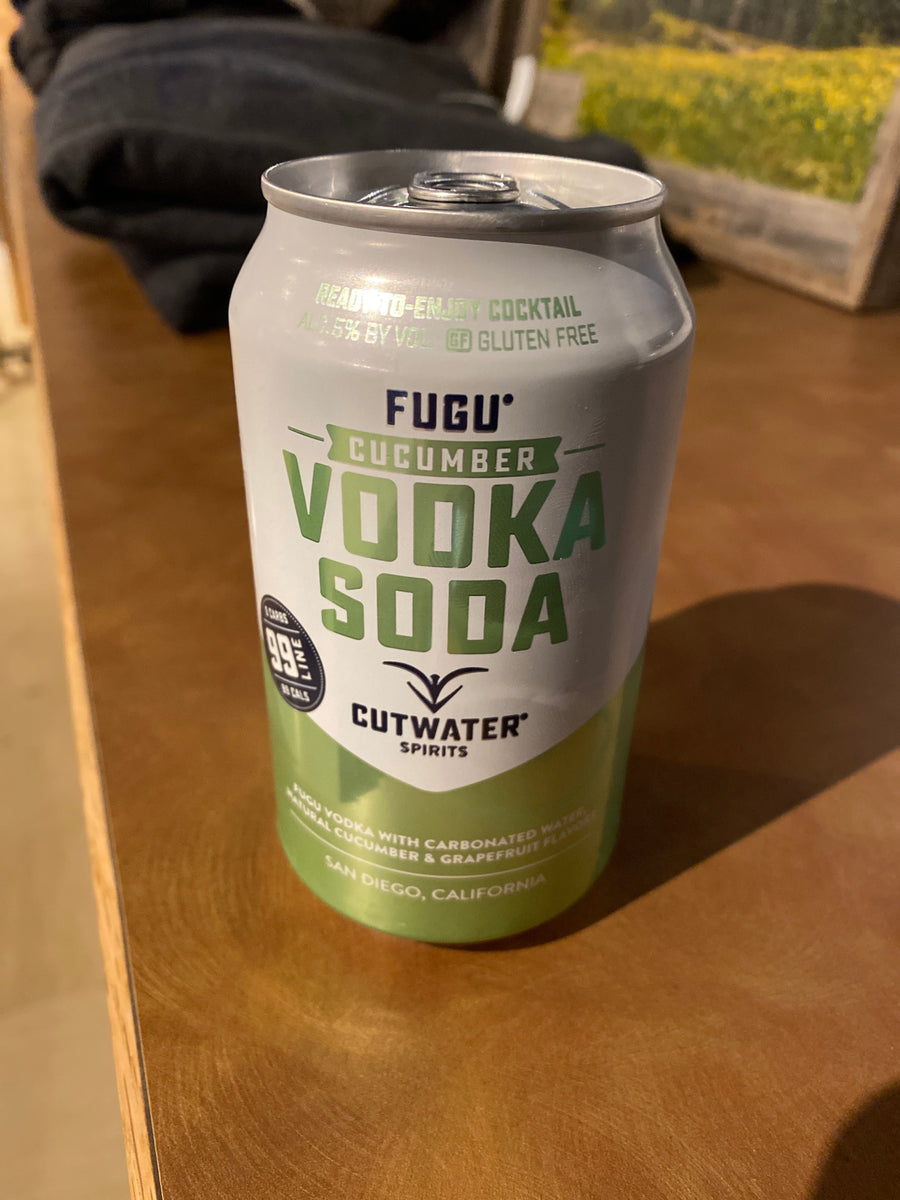 Cutwater, Vodka Soda with Lime, RTD, 12 oz can