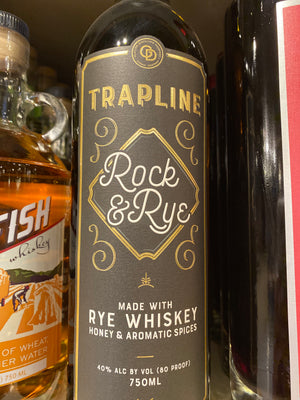 Trapline Rock & Rye Whiskey, 750 ml