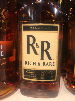 R & R, Canadian Whisky, Traveler, 750 ml