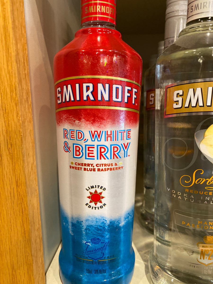 Smirnoff Red White Berry Vodka, 750 ml