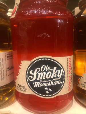 Ole Smoky Hunch Punch Moonshine, 750 ml