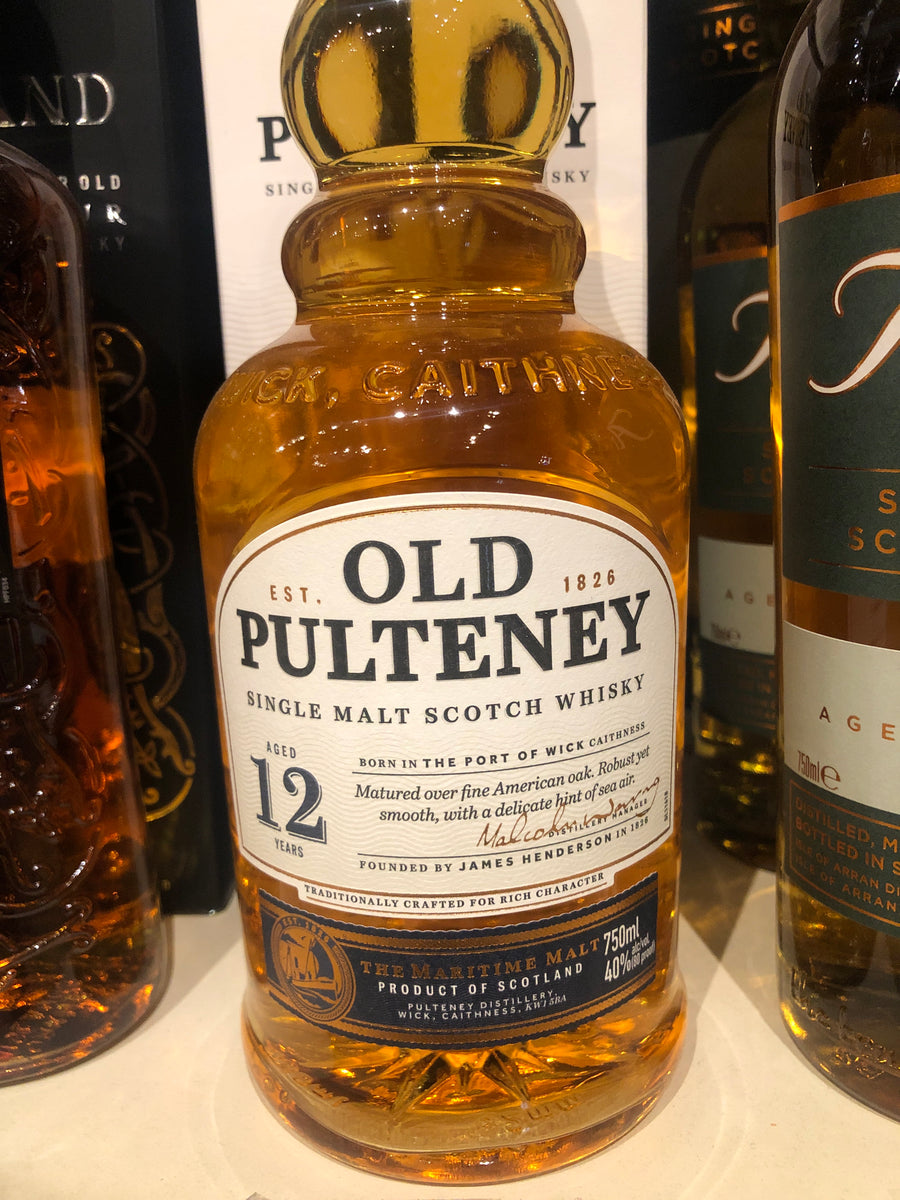 Old Pulteney 12 yr Scotch, 750 ml