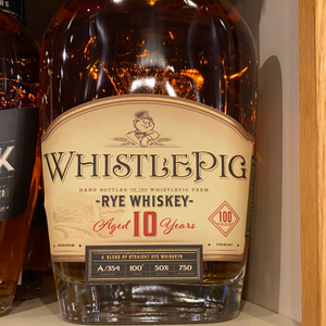 Whistlepig, Straight, 10 year, Rye, Whiskey, 750mL
