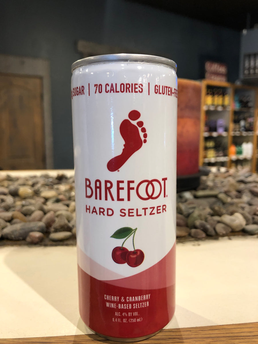 Barefoot, Hard Seltzer, Cherry & Cranberry, RTD, 8.4 oz Can
