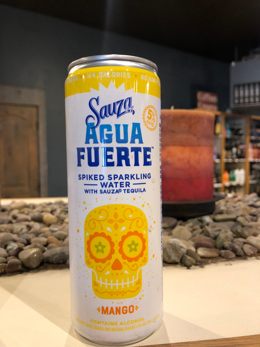 Sauza, Spiked Sparkling Water & Tequila, Mango, RTD, 355 ml Can