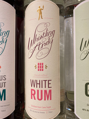Whistling Andy, White Rum, 750 ml