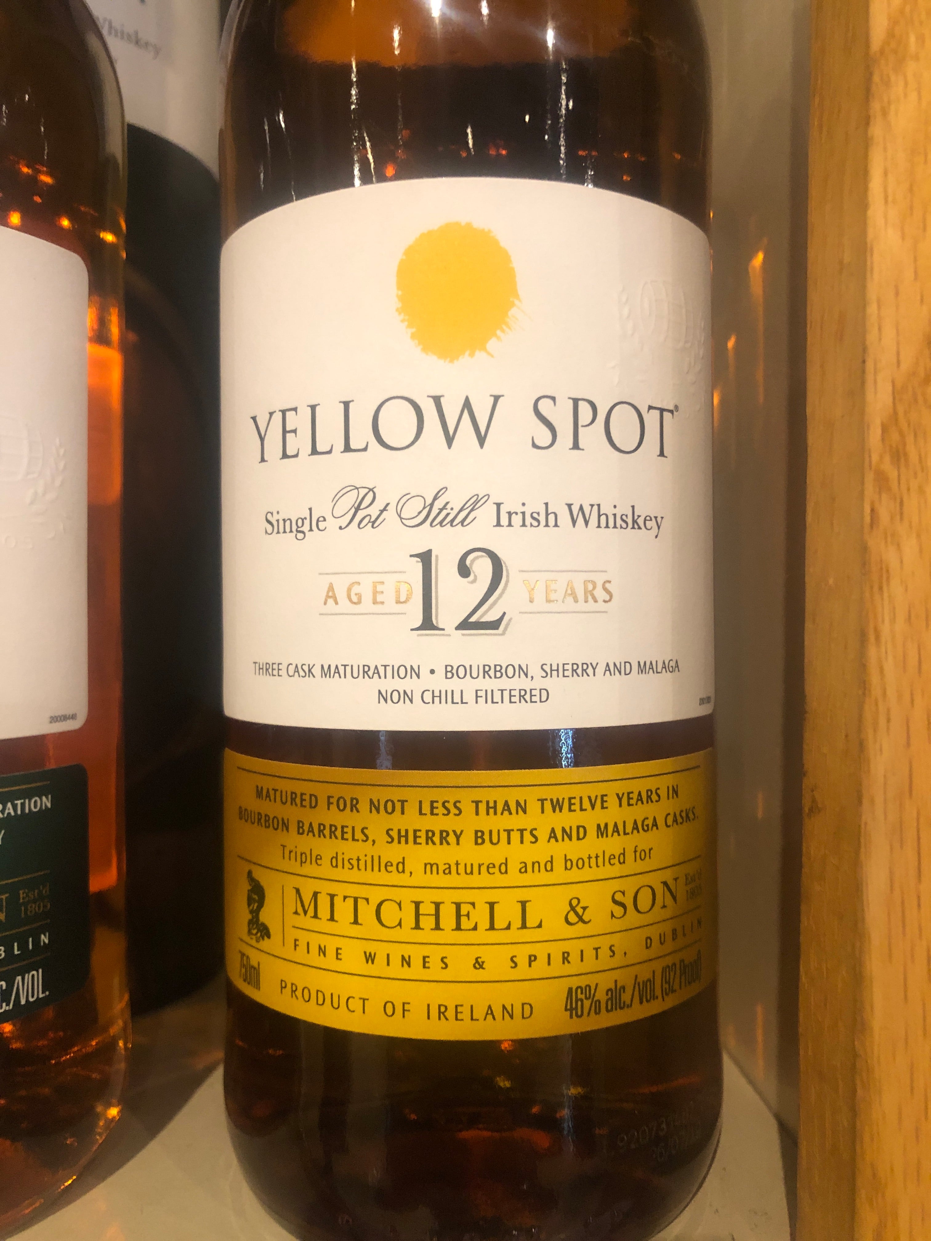 Yellow Spot 12yo Single Pot Still Irish Whiskey — DRAMFACE