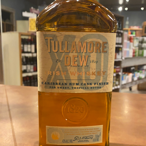 Tullamore Dew, Irish Whiskey, Caribbean Rum Cask Finish, 750ml