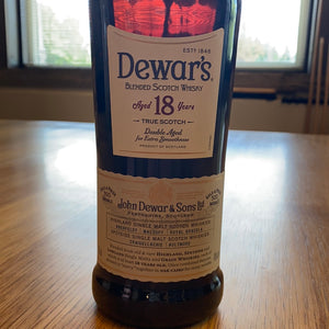 Dewar’s Blended Scotch Whisky, 18year, 750ml