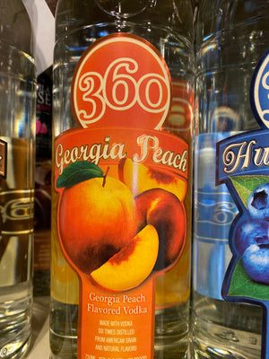 360 Georgia Peach Vodka, 750 ml