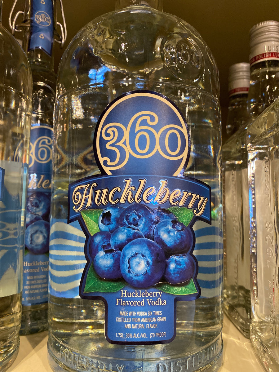360 Huckleberry Vodka, 1.75 L