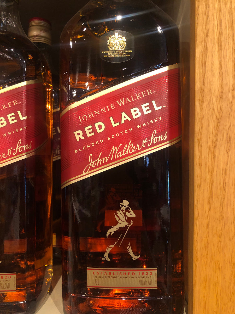 Johnnie Walker Red Label Scotch, 1.75 L