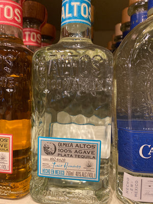 Olmeca Altos Plata Tequila, 750 ml