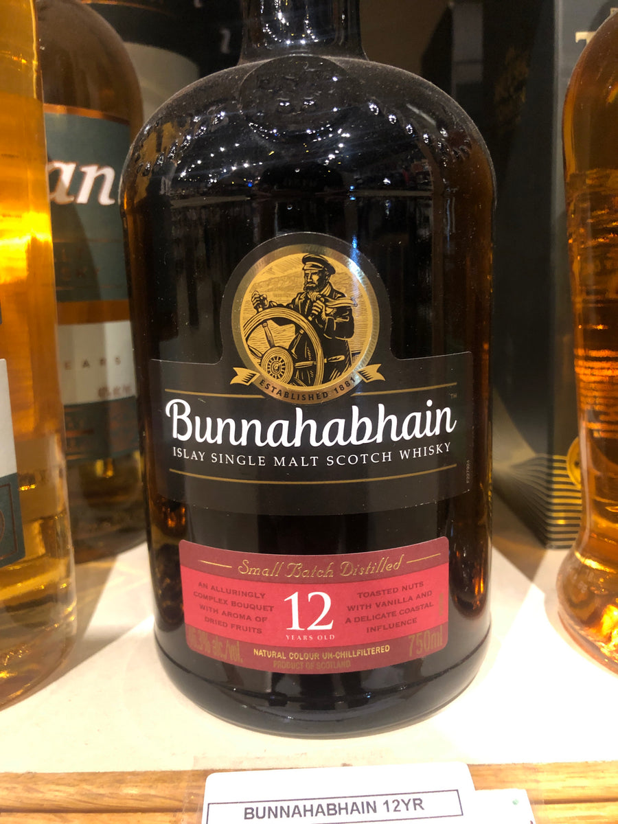 Bunnahabhain 12 yr Scotch, 750 ml