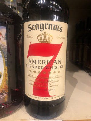Seagram's 7 American Blended Whiskey, 1 L