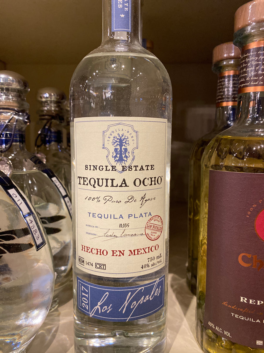 Tequila Ocho Plata, 750 ml