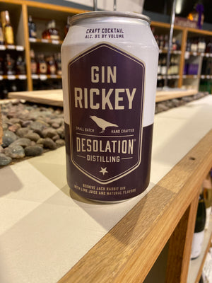 Desolation Distilling, Gin Ricky, RTD, 12oz can