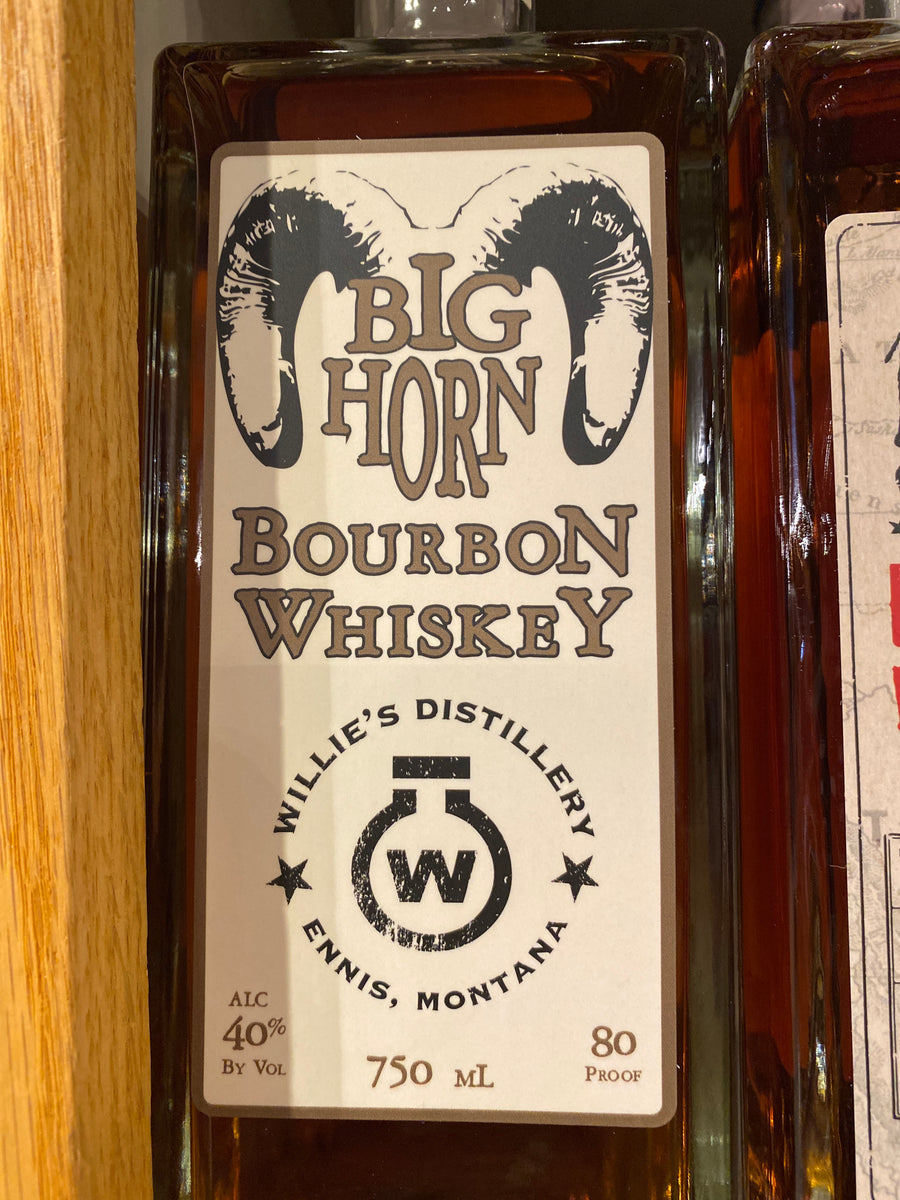 Willie's Bighorn Bourbon Whiskey, 750 ml