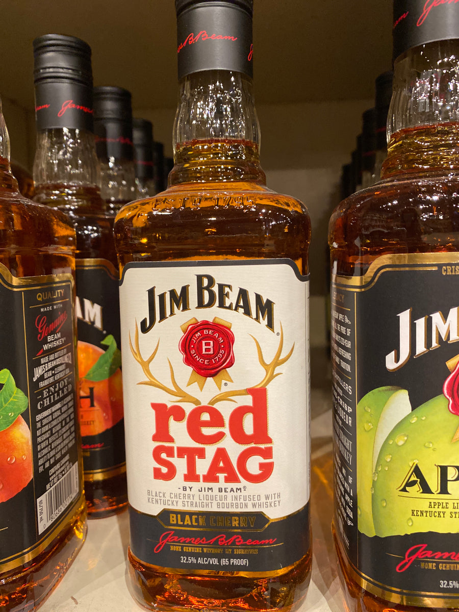 Jim Beam Red Stag Cherry Bourbon, 750 ml