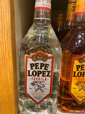 Pepe Lopez Silver Tequila, 1 L