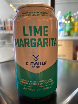 Cutwater, Tequila Lime Margarita, RTD, 12 oz can
