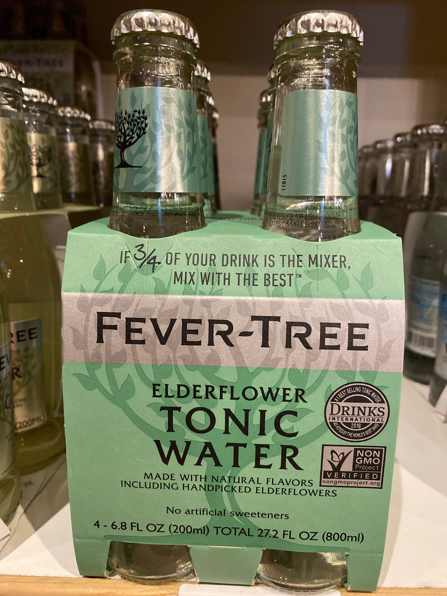 Fever Tree, Tonic Water, Elderflower, 6.8oz, 4 pack