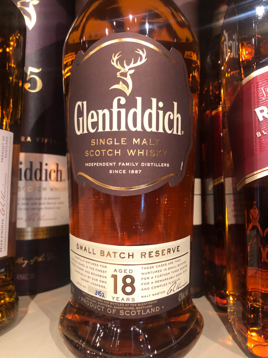 Glenfiddich 18 yr Scotch, 750 ml