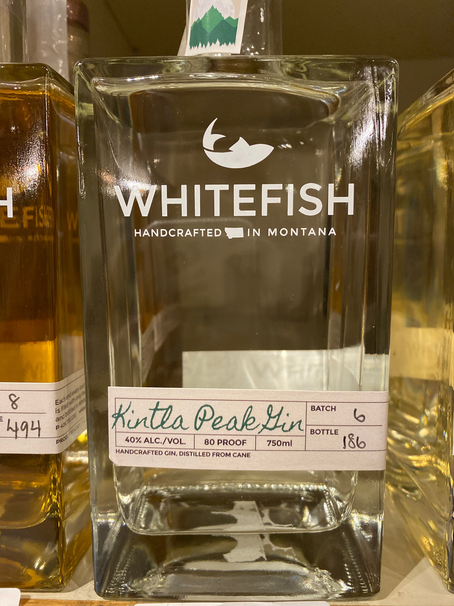 Whitefish Kintla Peak Gin, 750 ml