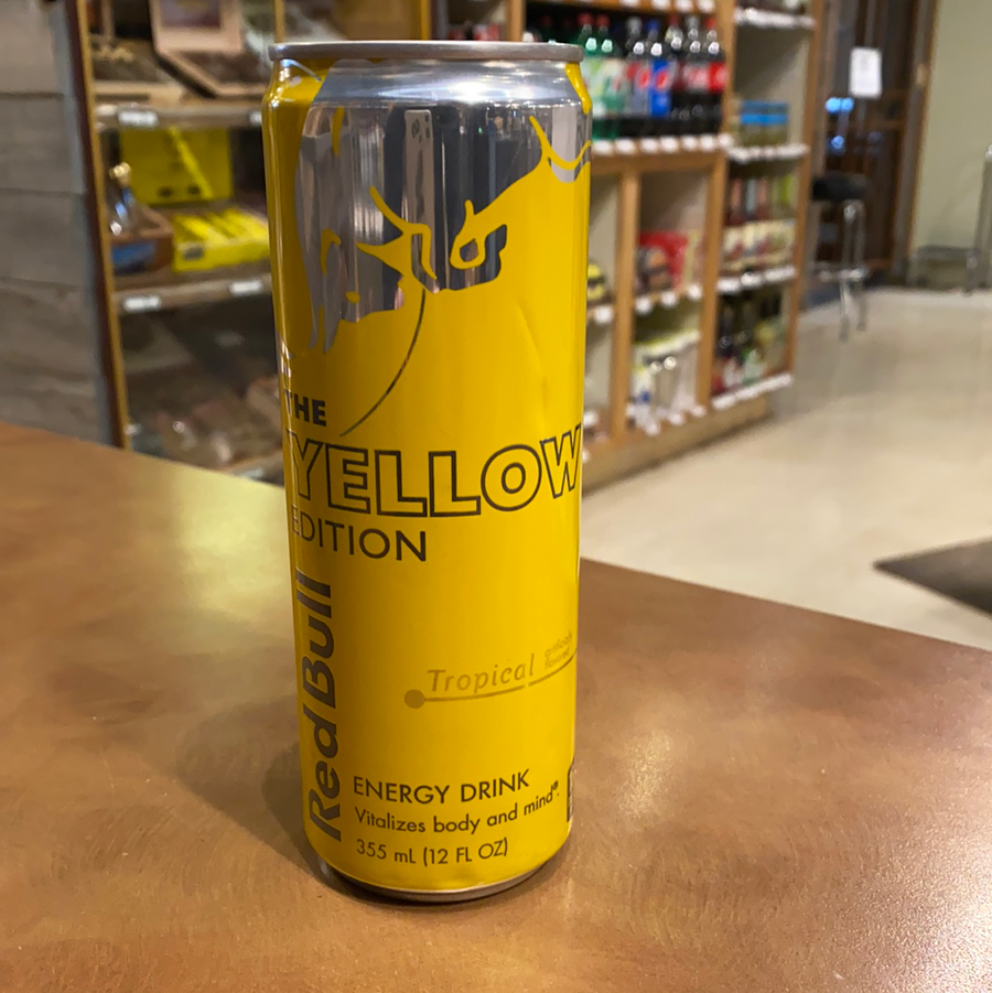 Red Bull, Yellow, Tropical, 12oz