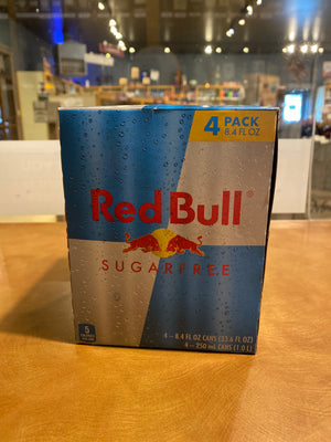 Red Bull, Sugar-Free, 4-pack, 8.4oz cans