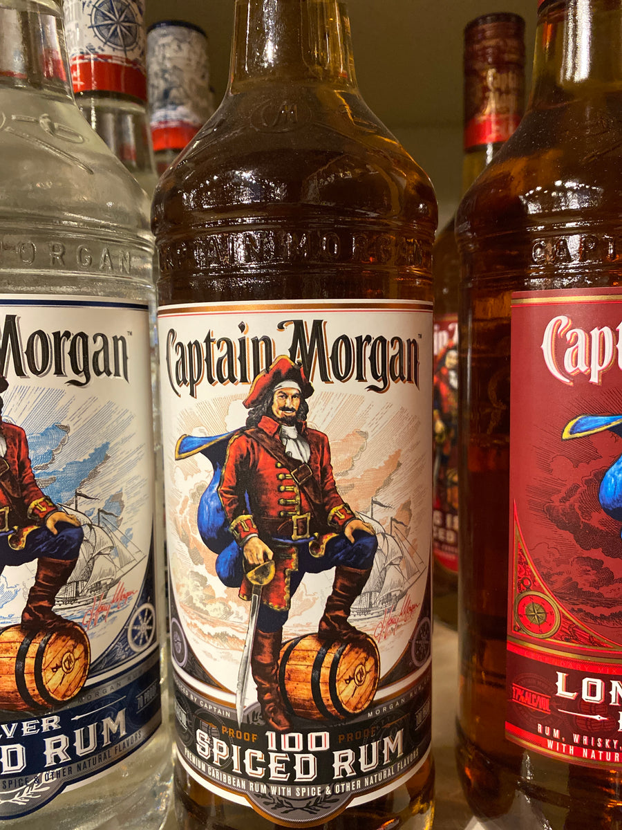 Captain Morgan 100 proof Spiced Rum, 750 ml