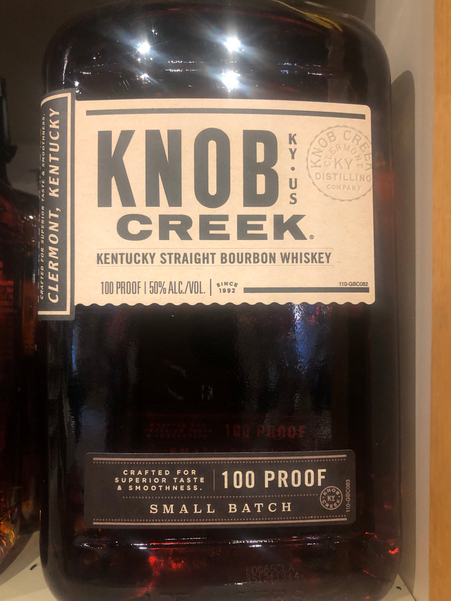 Knob Creek, 100pf Bourbon, 1.75L