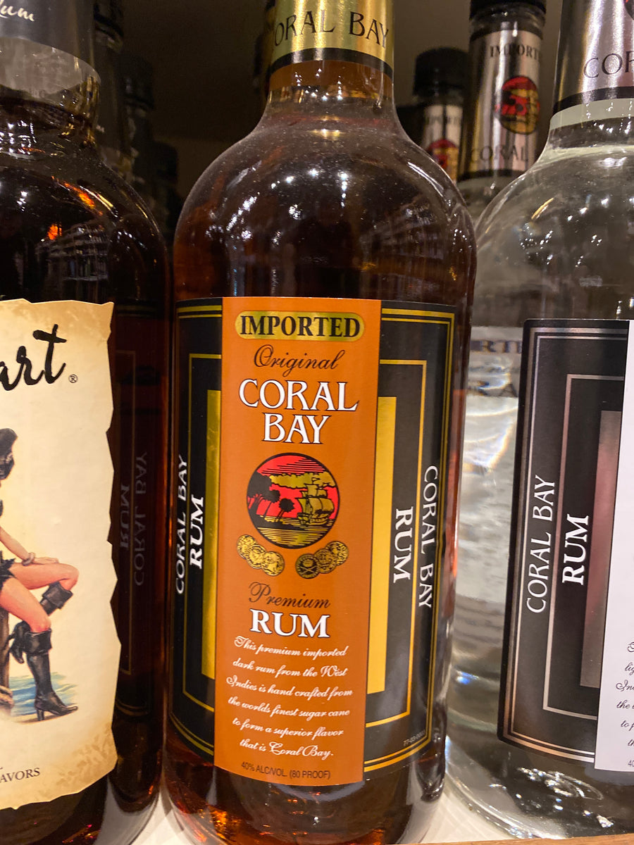 Coral Bay Gold Rum, 1.75 L