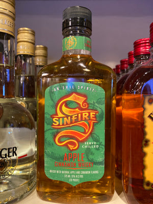 Sinfire Apple Cinnamon Whiskey, 375 ml