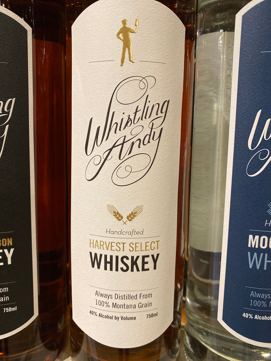 Whistling Andy, Harvest Select Whiskey, 750 ml